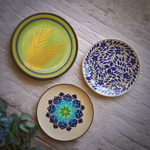 Peacock Dance | Wall Plate Set | Home Decor | House Warming Gift